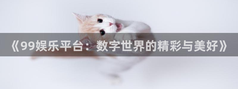 摩登7登录官网：《99娱乐平台：数字世界的精彩与美好》